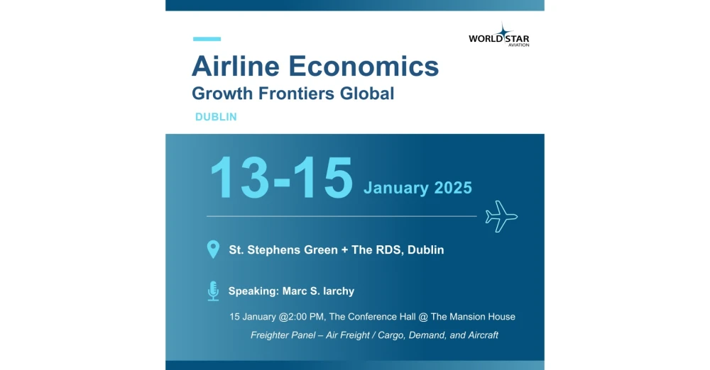 WSA at Airline Economics Growth Frontiers Global in Dublin